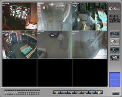 Ukázka obrazovky kamerového systému